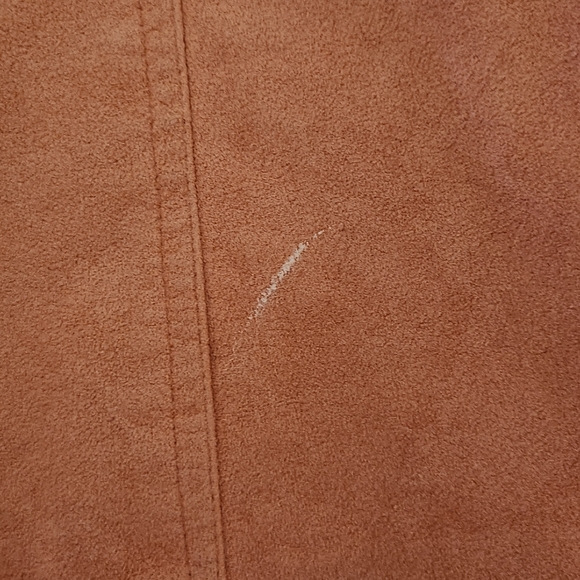 Suede Vintage Blazer and Skirt Set - Picture 5 of 10